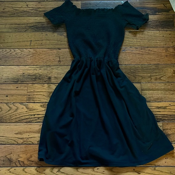 Bluenotes size S black mini dress with pockets - Picture 1 of 4